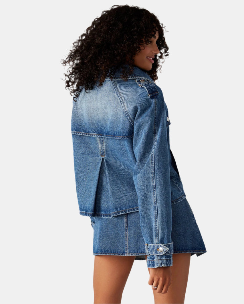 SIRIUS JACKET DENIM - Clothing - Steve Madden Canada