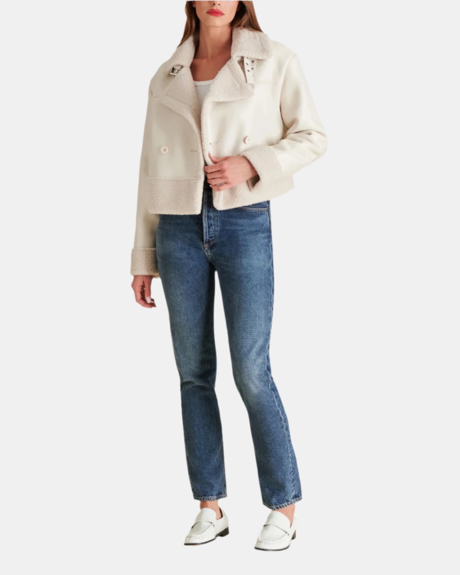 ATHEN JACKET BONE - Clothing - Steve Madden Canada