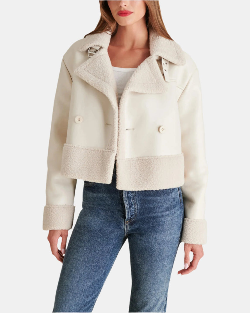 ATHEN JACKET BONE - Clothing - Steve Madden Canada