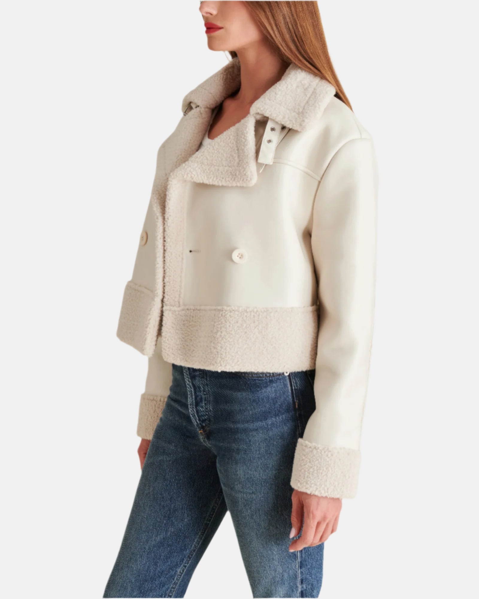 ATHEN JACKET BONE - Clothing - Steve Madden Canada