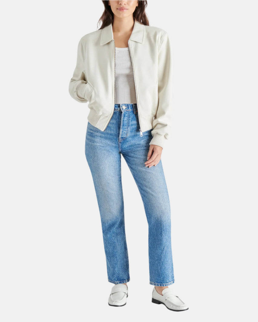 ANOUK JACKET SILVER - Clothing - Steve Madden Canada