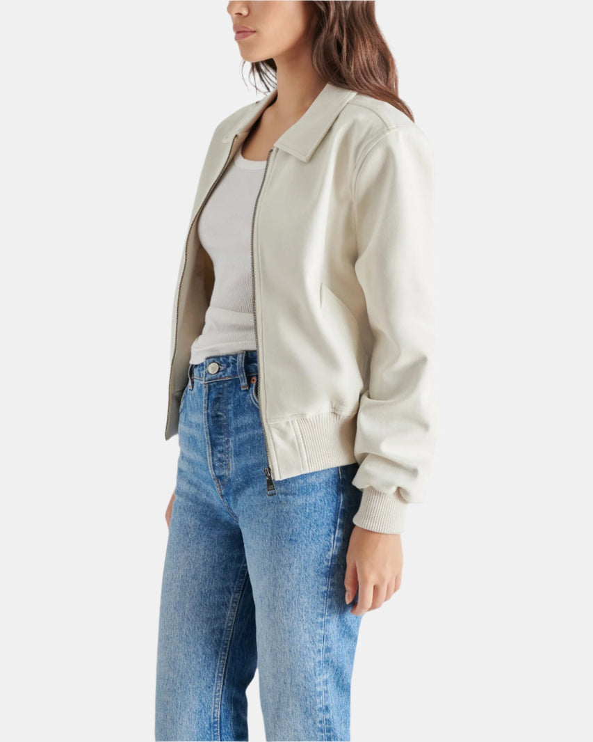 ANOUK JACKET SILVER - Clothing - Steve Madden Canada