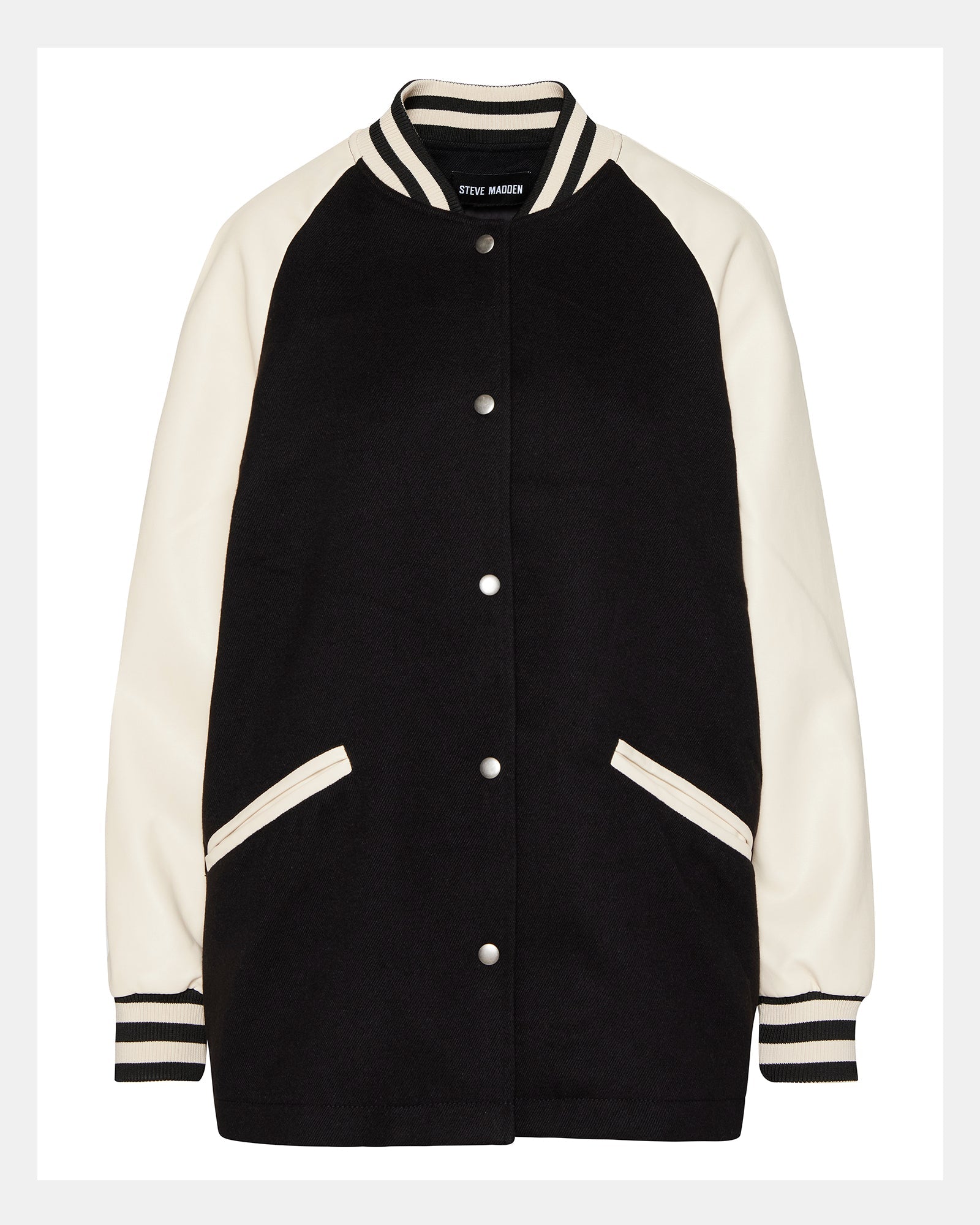 SKYLIE JACKET BLACK - Clothing - Steve Madden Canada