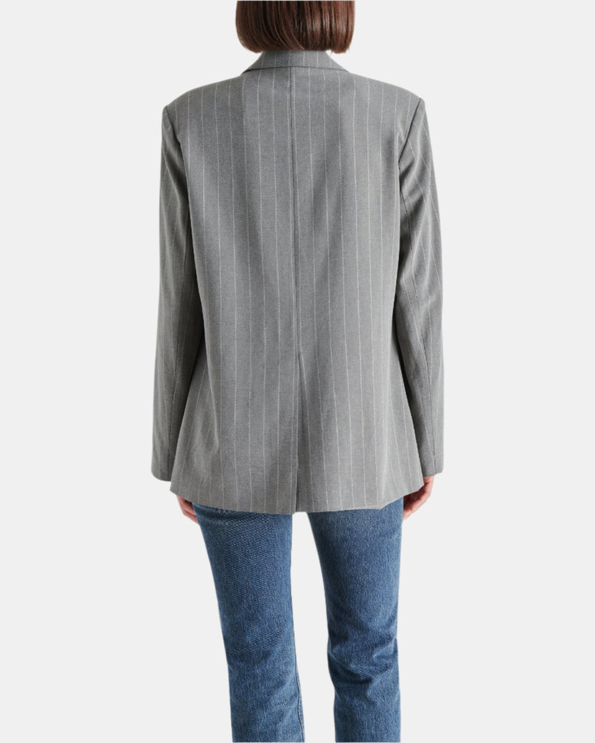 NOELLIE BLAZER GREY MULTI - Clothing - Steve Madden Canada