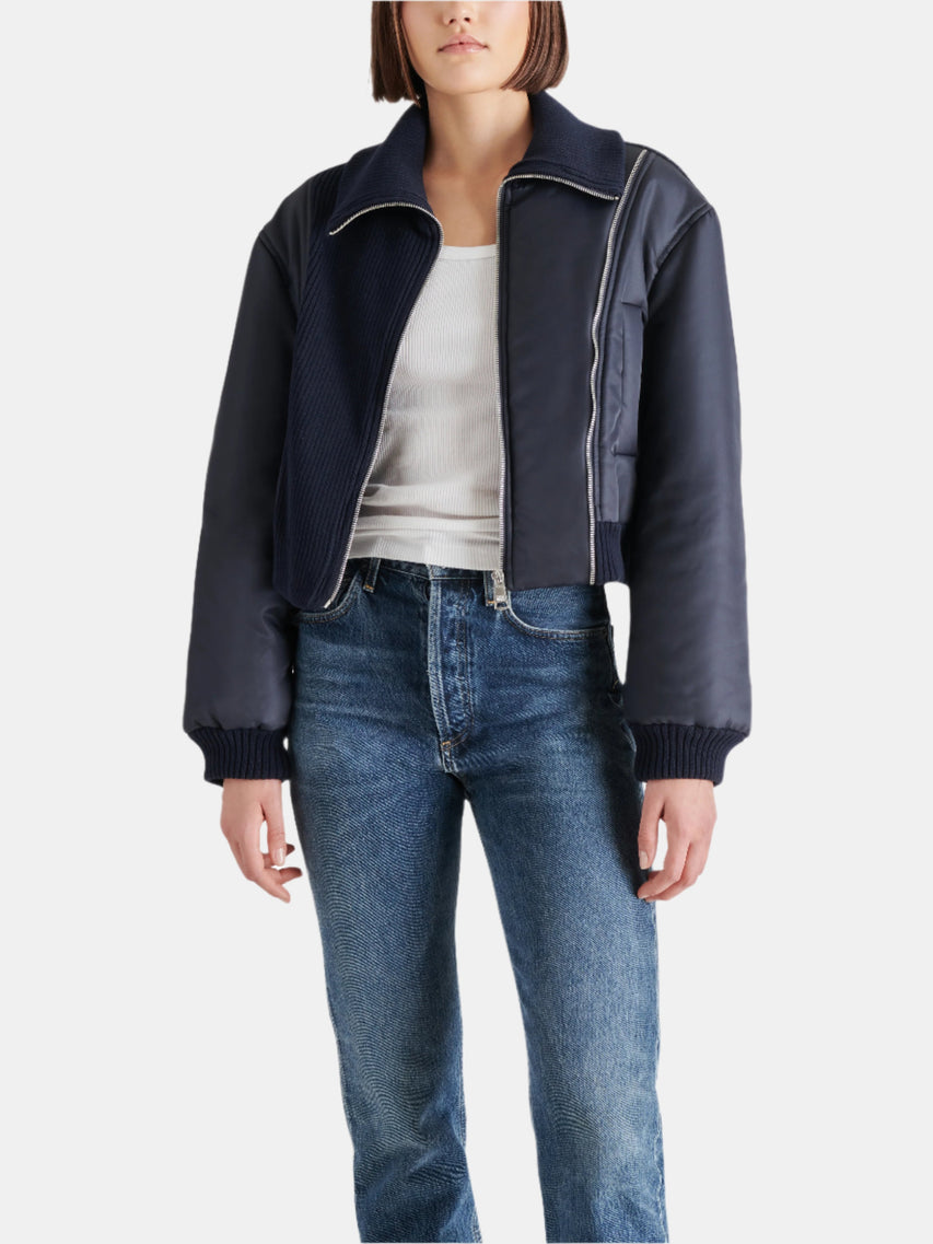 STORM JACKET NAVY - Clothing - Steve Madden Canada