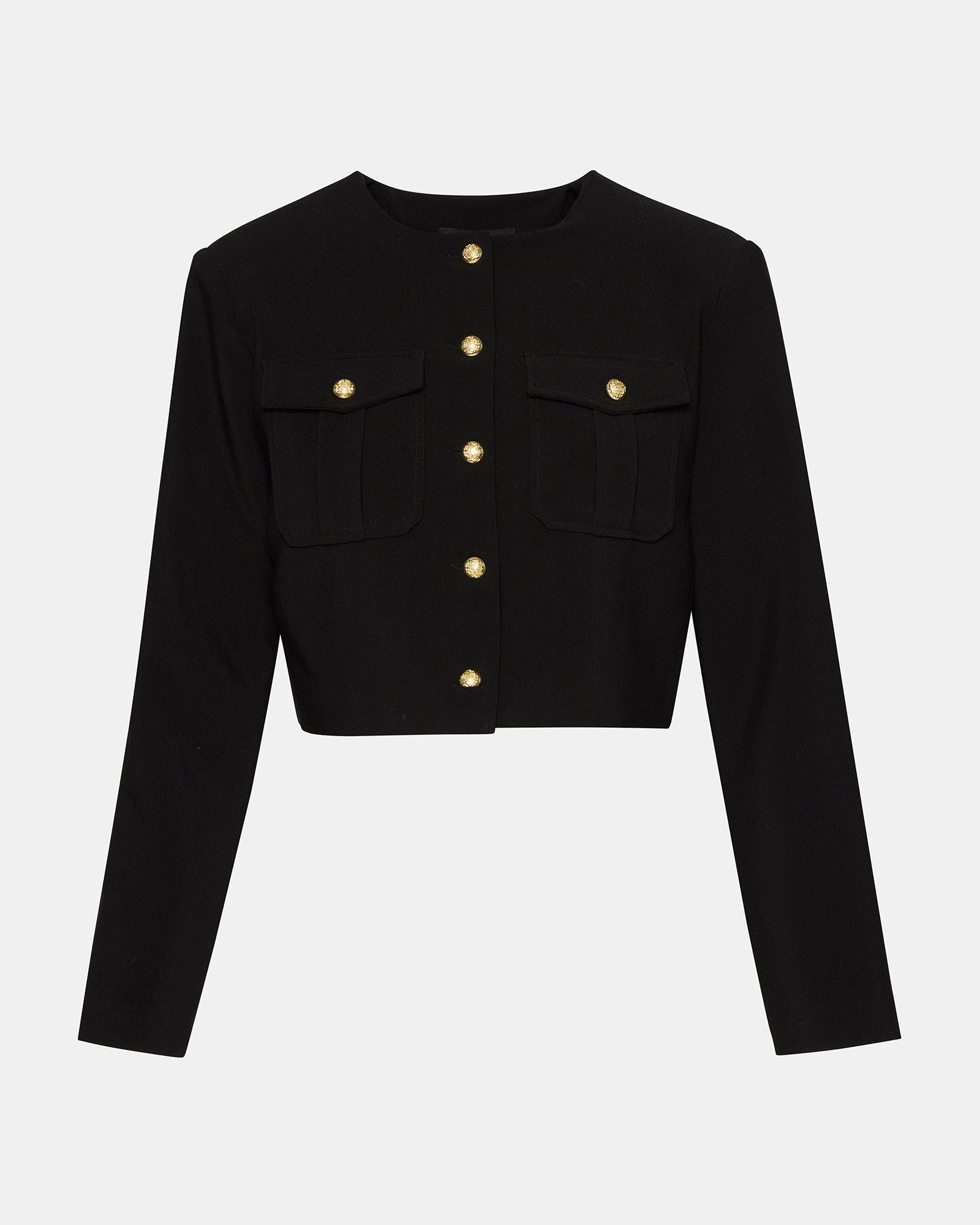 COSETTE BLAZER JACKET BLACK - Clothing - Steve Madden Canada