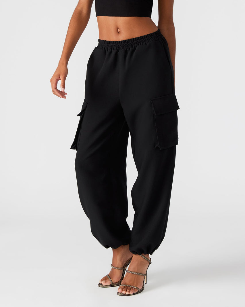 THEMIS PANT BLACK - Clothing - Steve Madden Canada