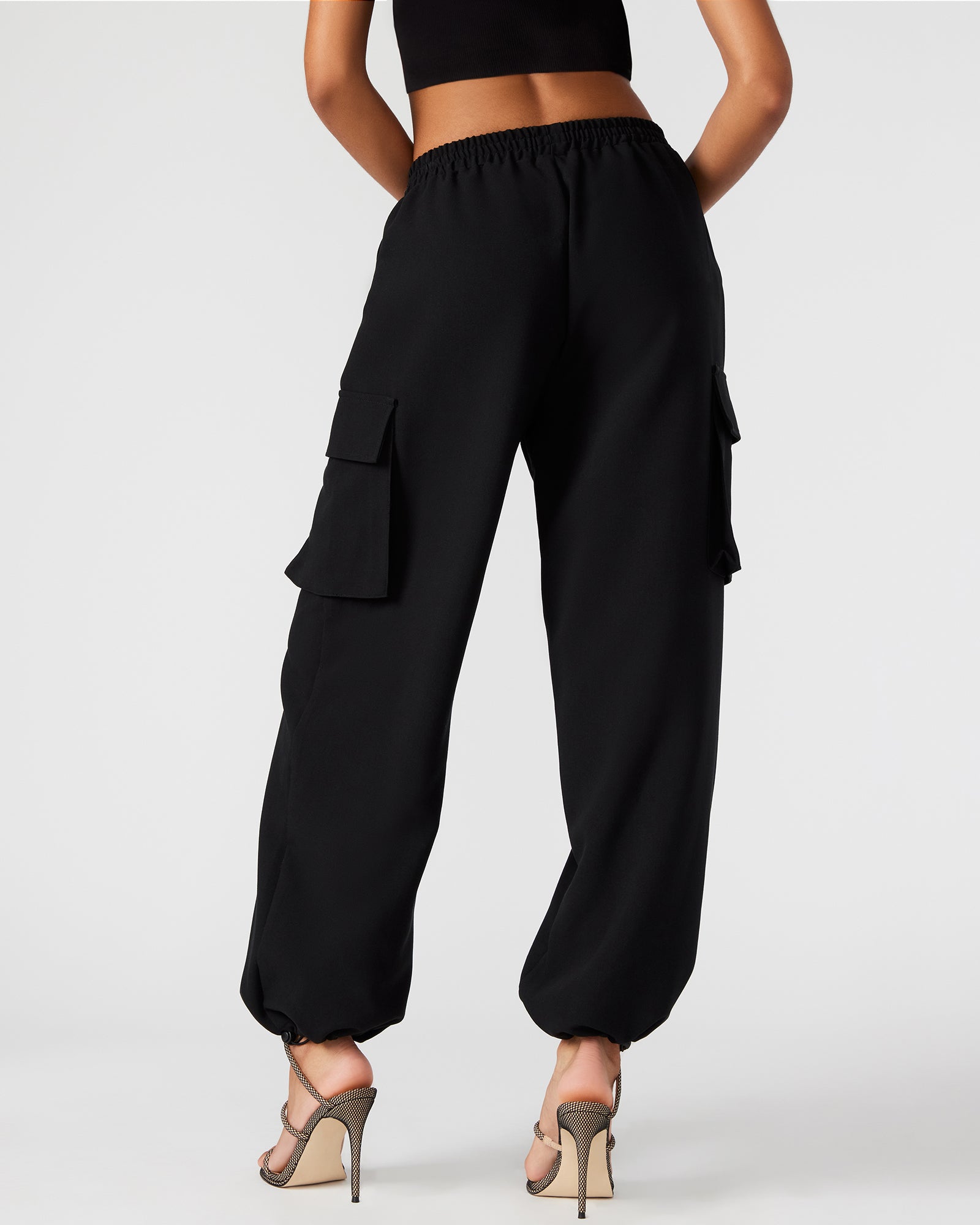 THEMIS PANT BLACK - Clothing - Steve Madden Canada