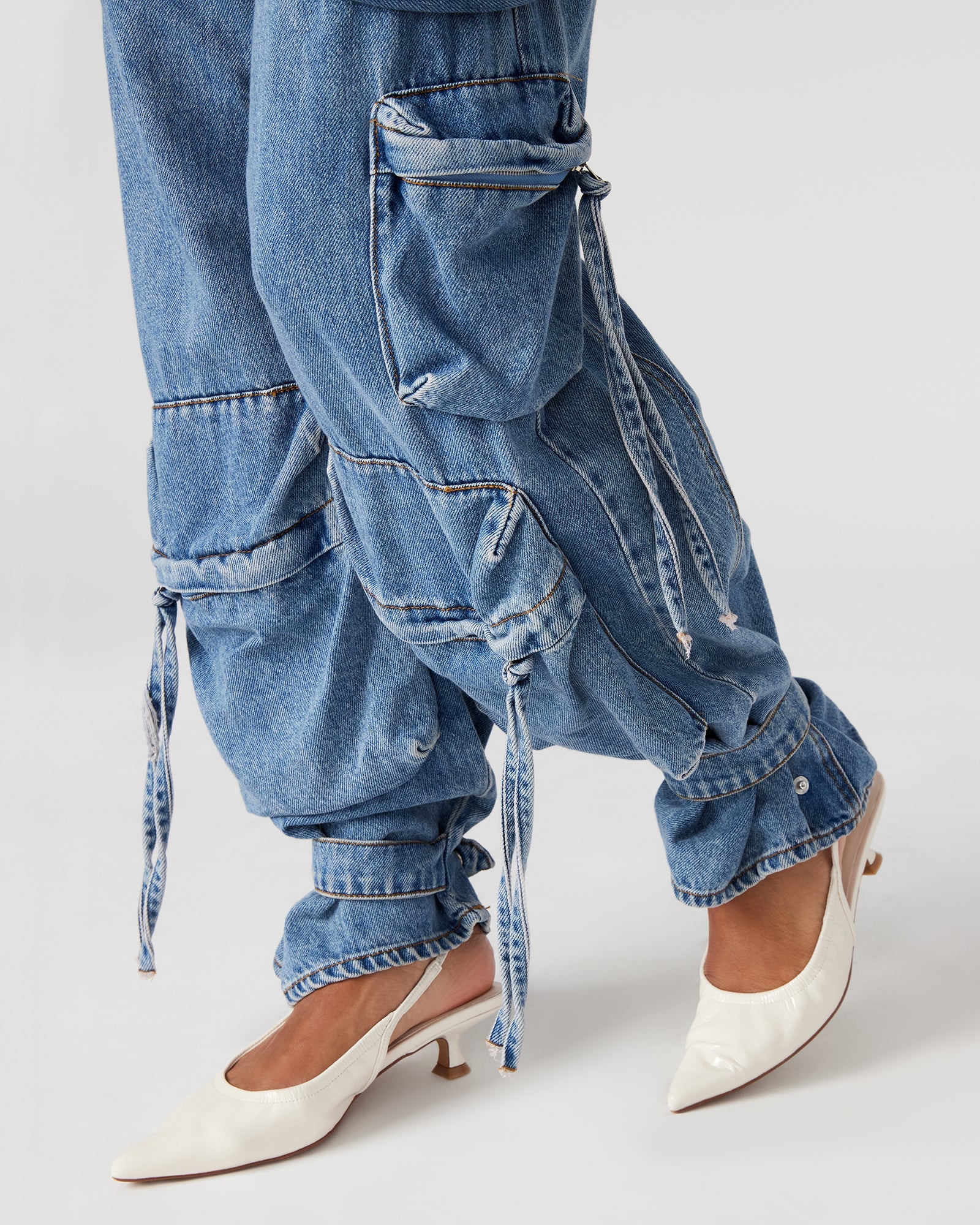 ZARA JUMPSUIT DENIM - Clothing - Steve Madden Canada