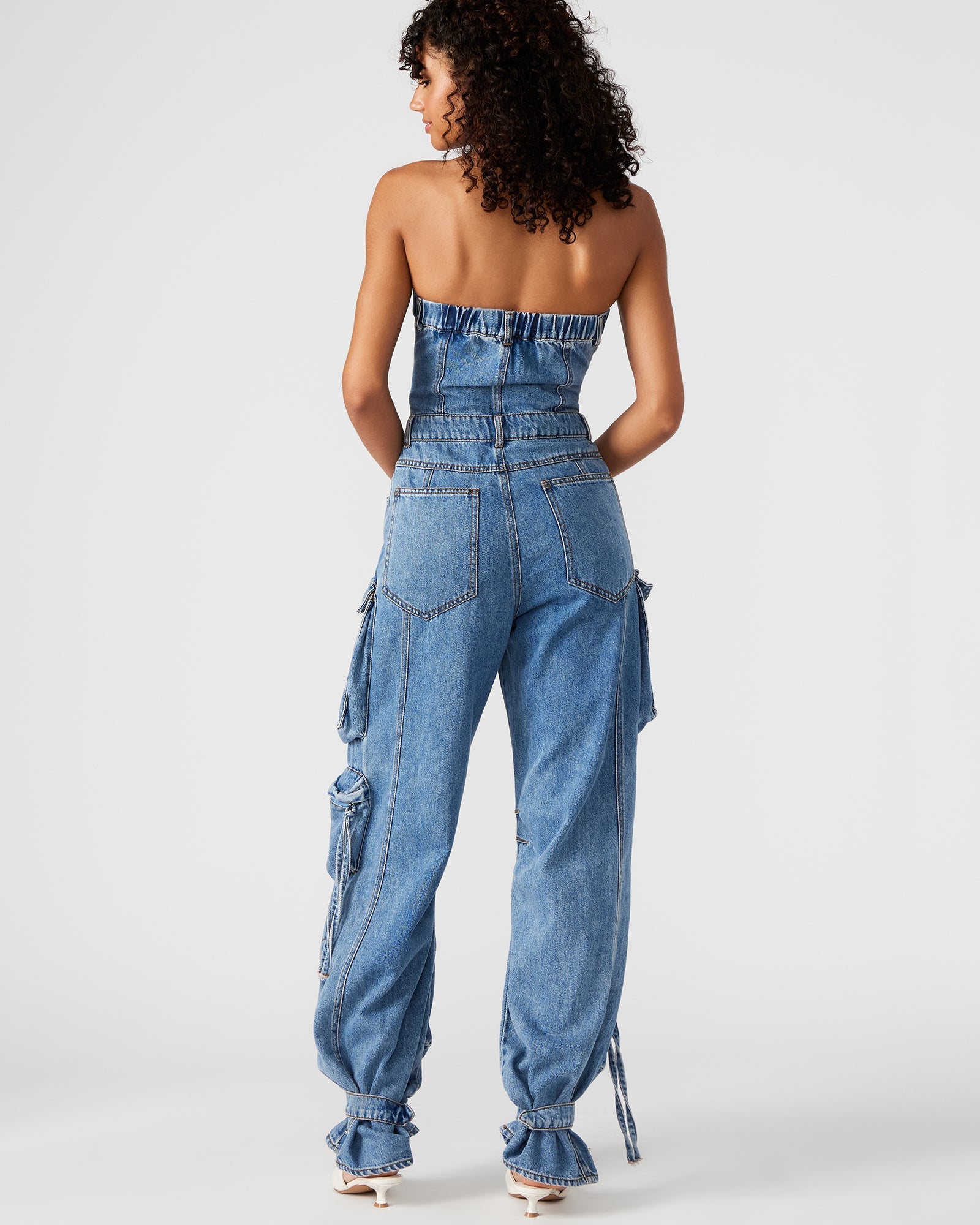 ZARA JUMPSUIT DENIM - Clothing - Steve Madden Canada