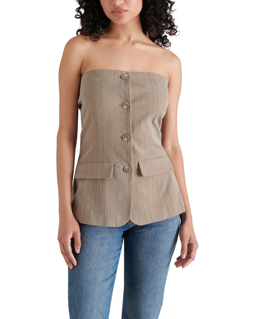 EMERALD TOP BROWN - Clothing - Steve Madden Canada