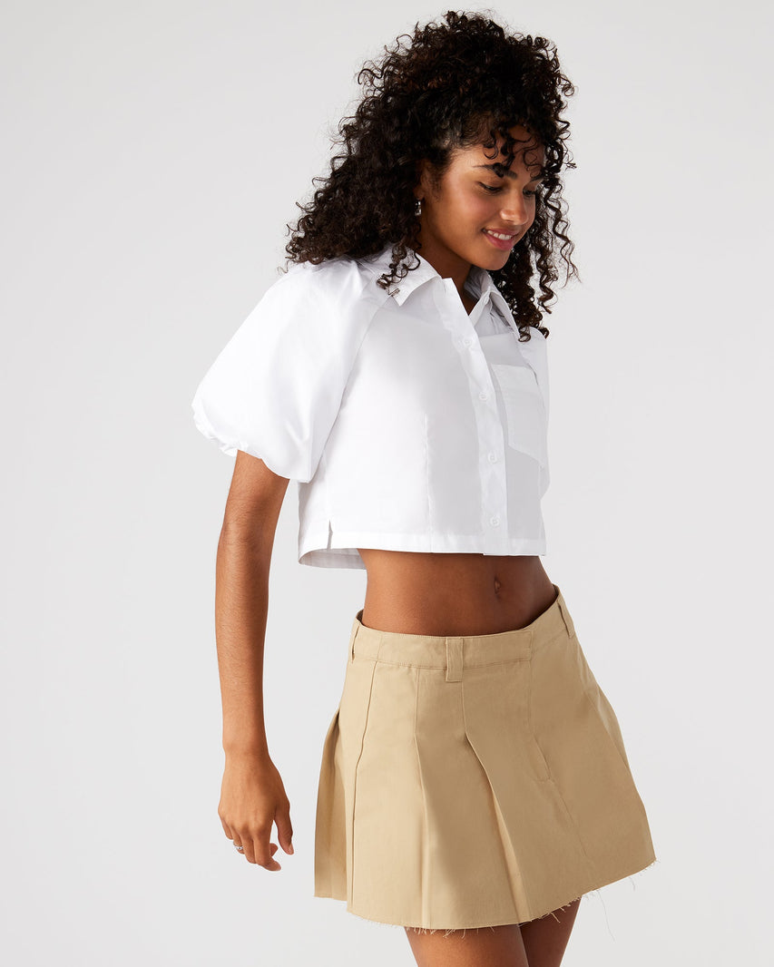 REECE TOP WHITE - Clothing - Steve Madden Canada