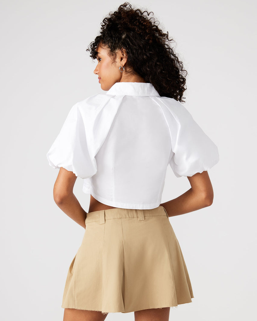 REECE TOP WHITE - Clothing - Steve Madden Canada