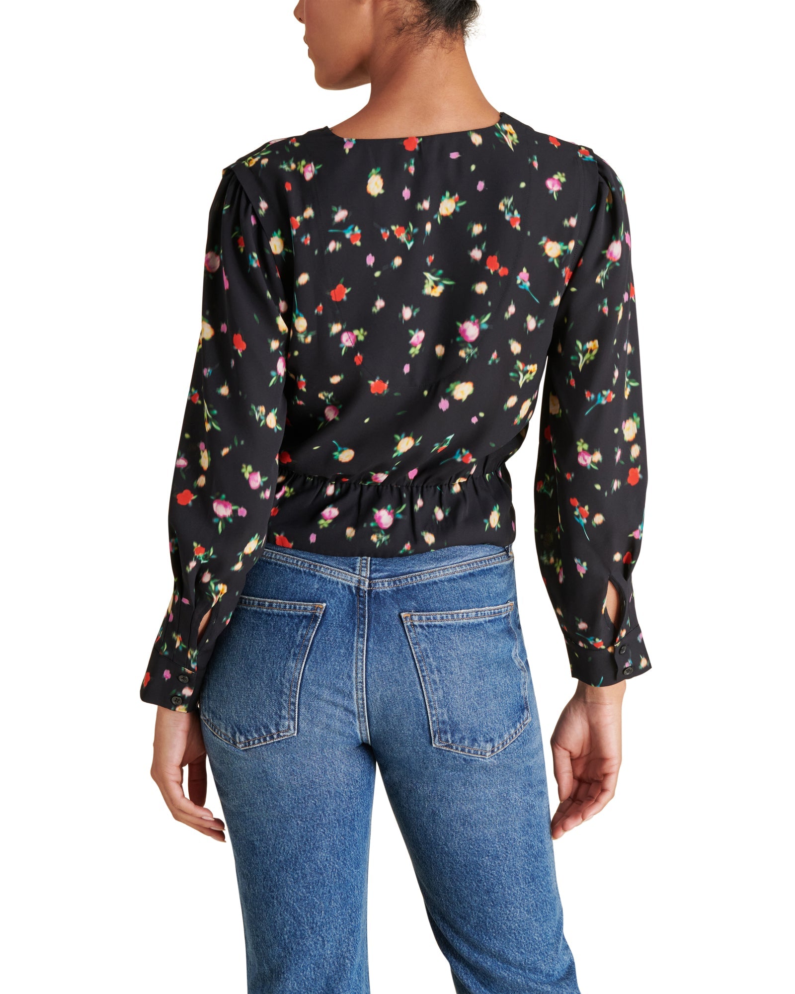 RAYNE TOP BLACK MULTI - Clothing - Steve Madden Canada