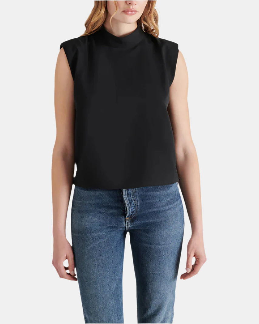 ADELIE TOP BLACK - Clothing - Steve Madden Canada