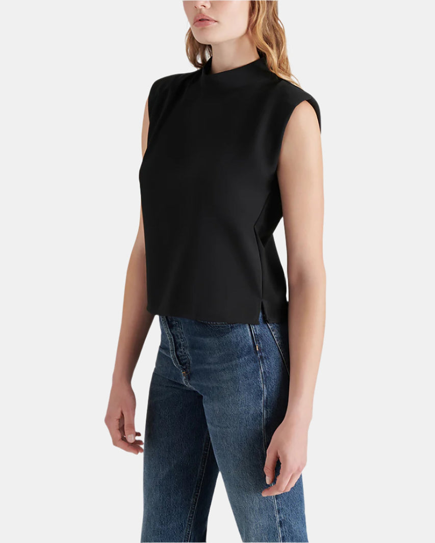 ADELIE TOP BLACK - Clothing - Steve Madden Canada