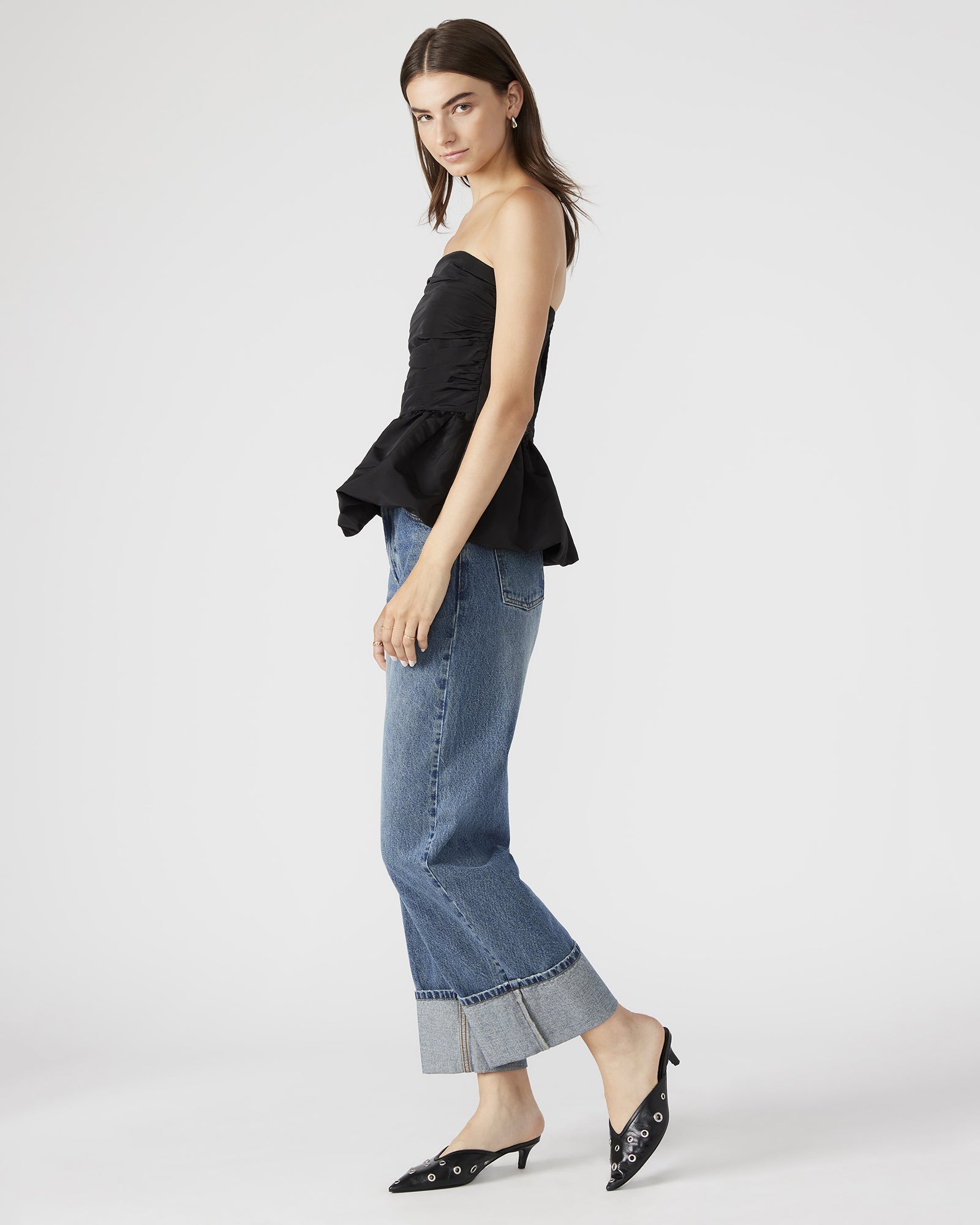 AMARI TOP BLACK - Clothing - Steve Madden Canada
