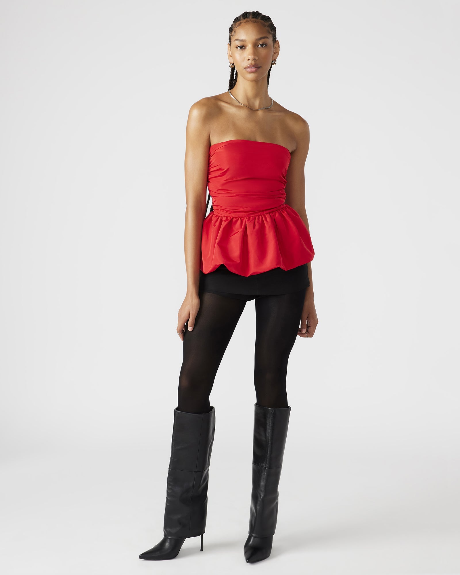 AMARI TOP RED - Clothing - Steve Madden Canada
