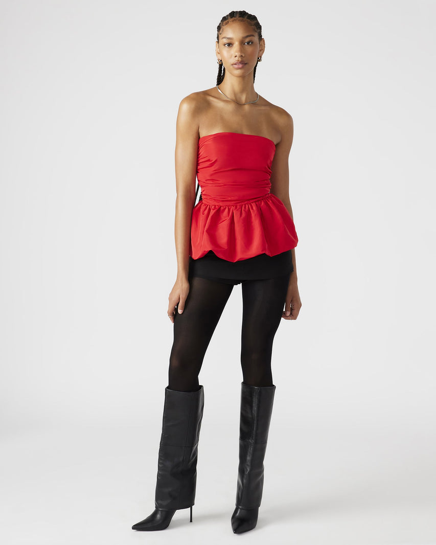 AMARI TOP RED - Clothing - Steve Madden Canada