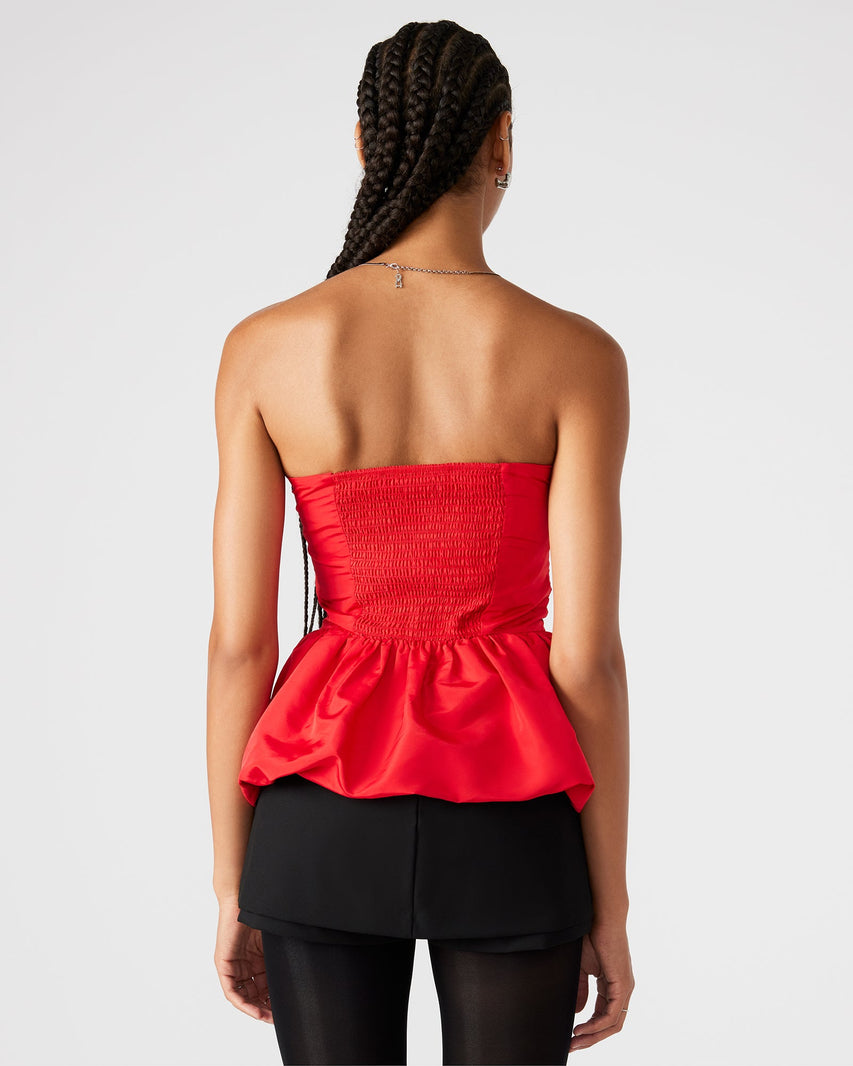 AMARI TOP RED - Clothing - Steve Madden Canada