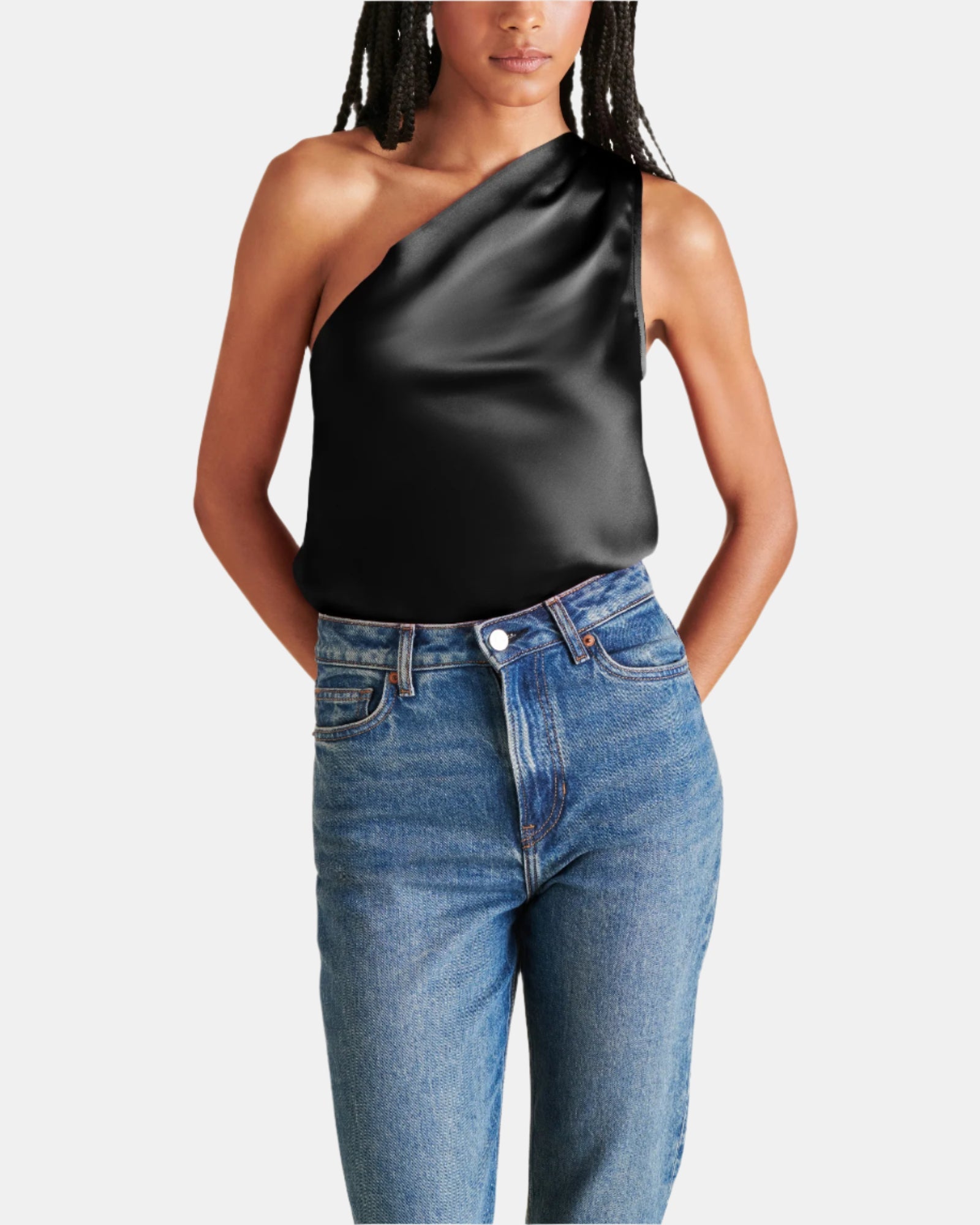 SAPPHIRE TOP BLACK - Clothing - Steve Madden Canada