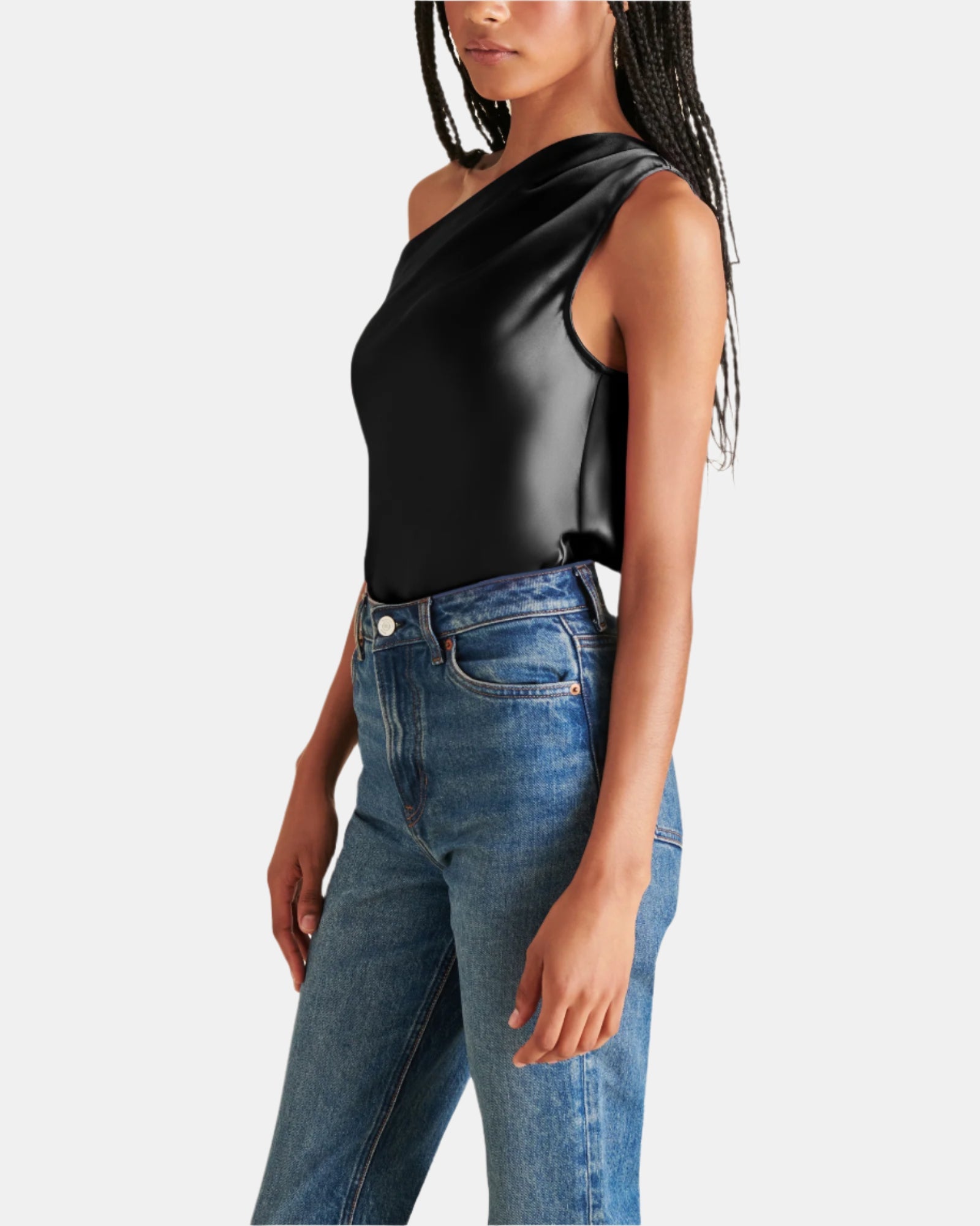 SAPPHIRE TOP BLACK - Clothing - Steve Madden Canada