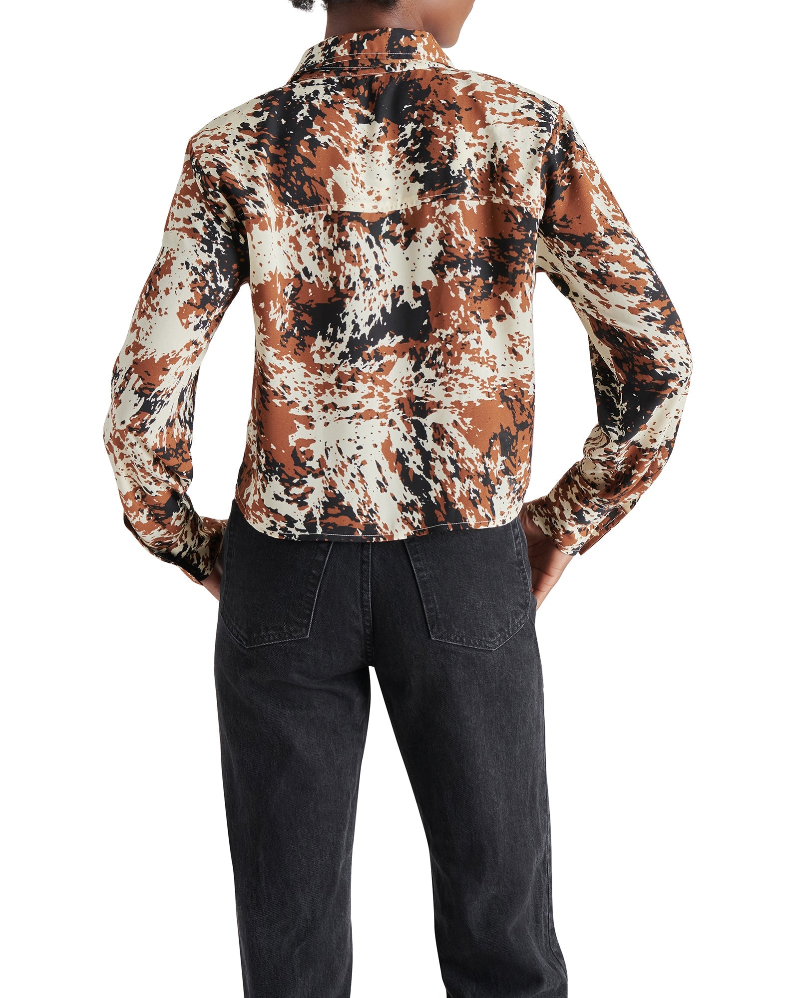 NOELLE TOP COCOA - Clothing - Steve Madden Canada