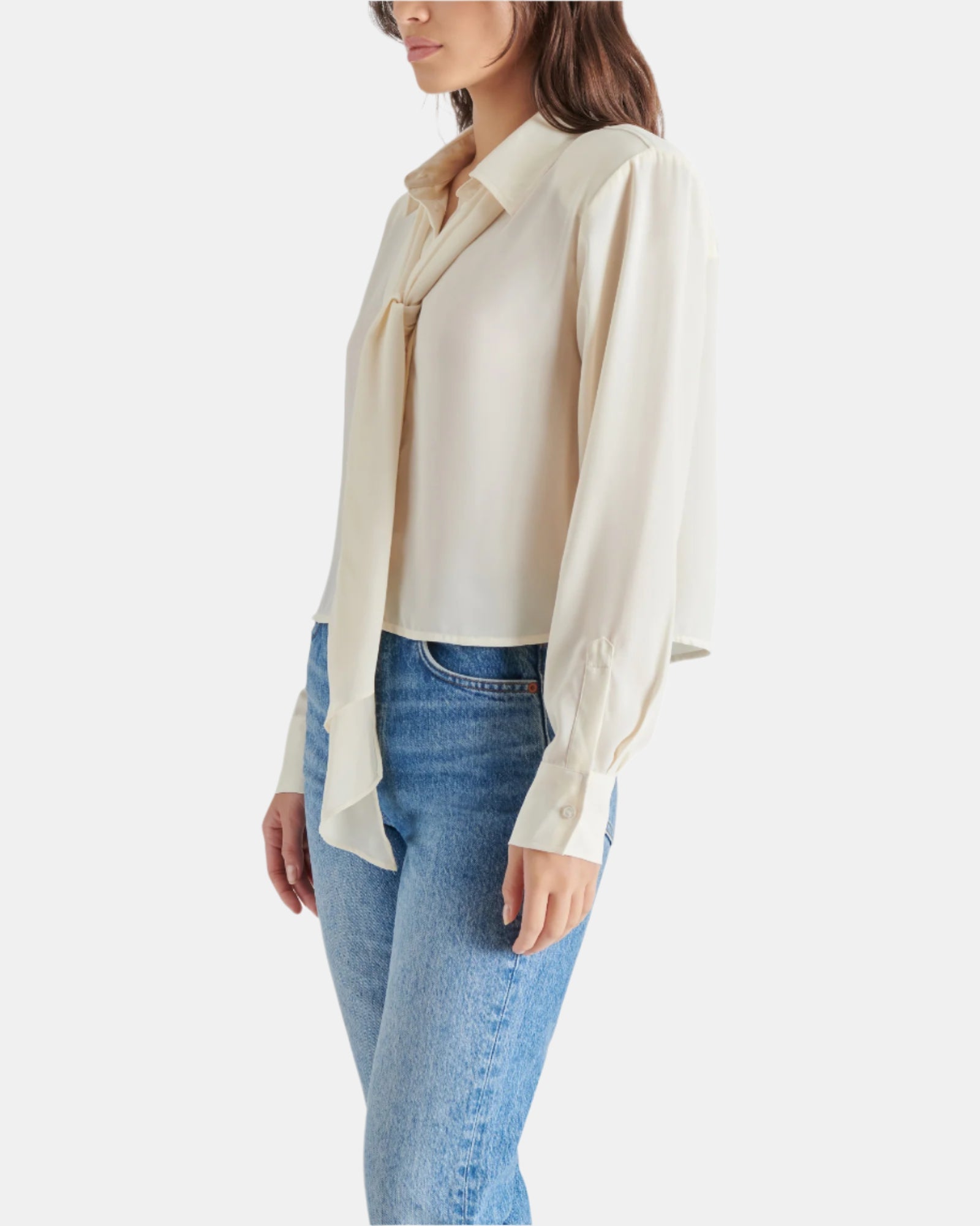 NOELLE TOP WHITE - Clothing - Steve Madden Canada