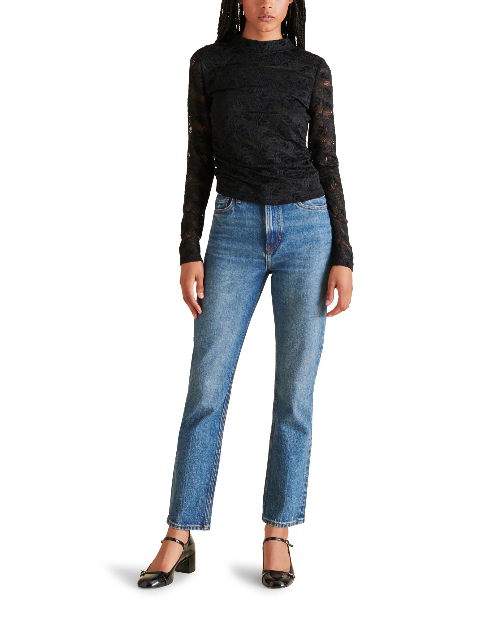 CHERIE TOP BLACK - Clothing - Steve Madden Canada