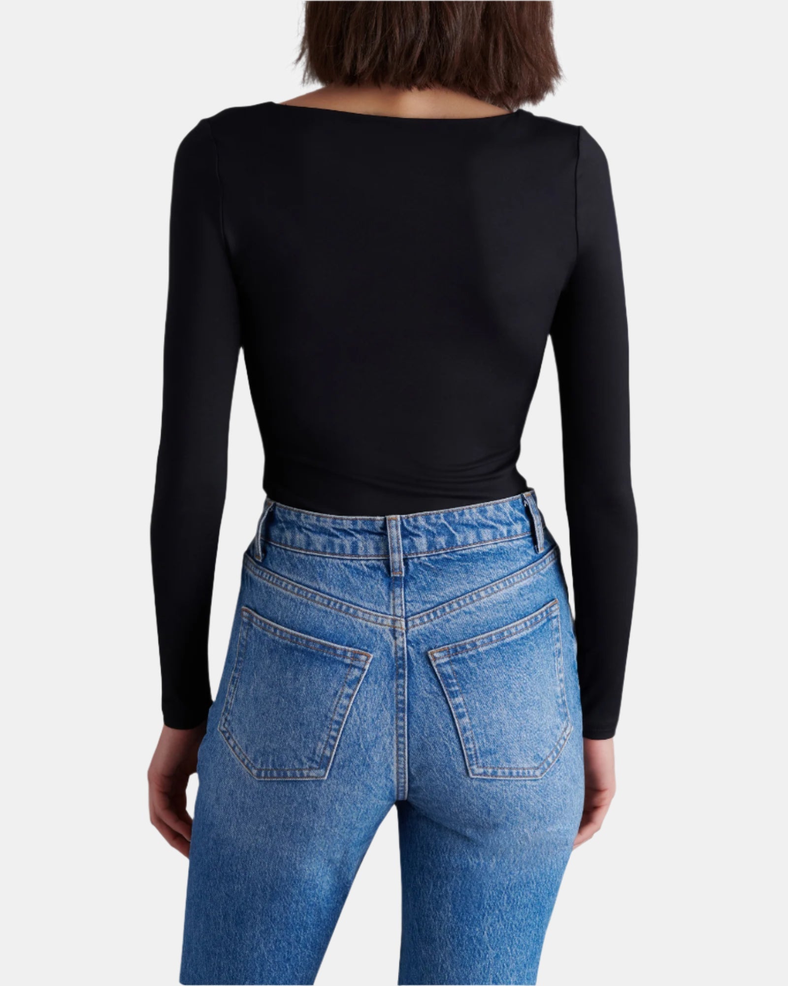 YURA BODYSUIT BLACK - Clothing - Steve Madden Canada