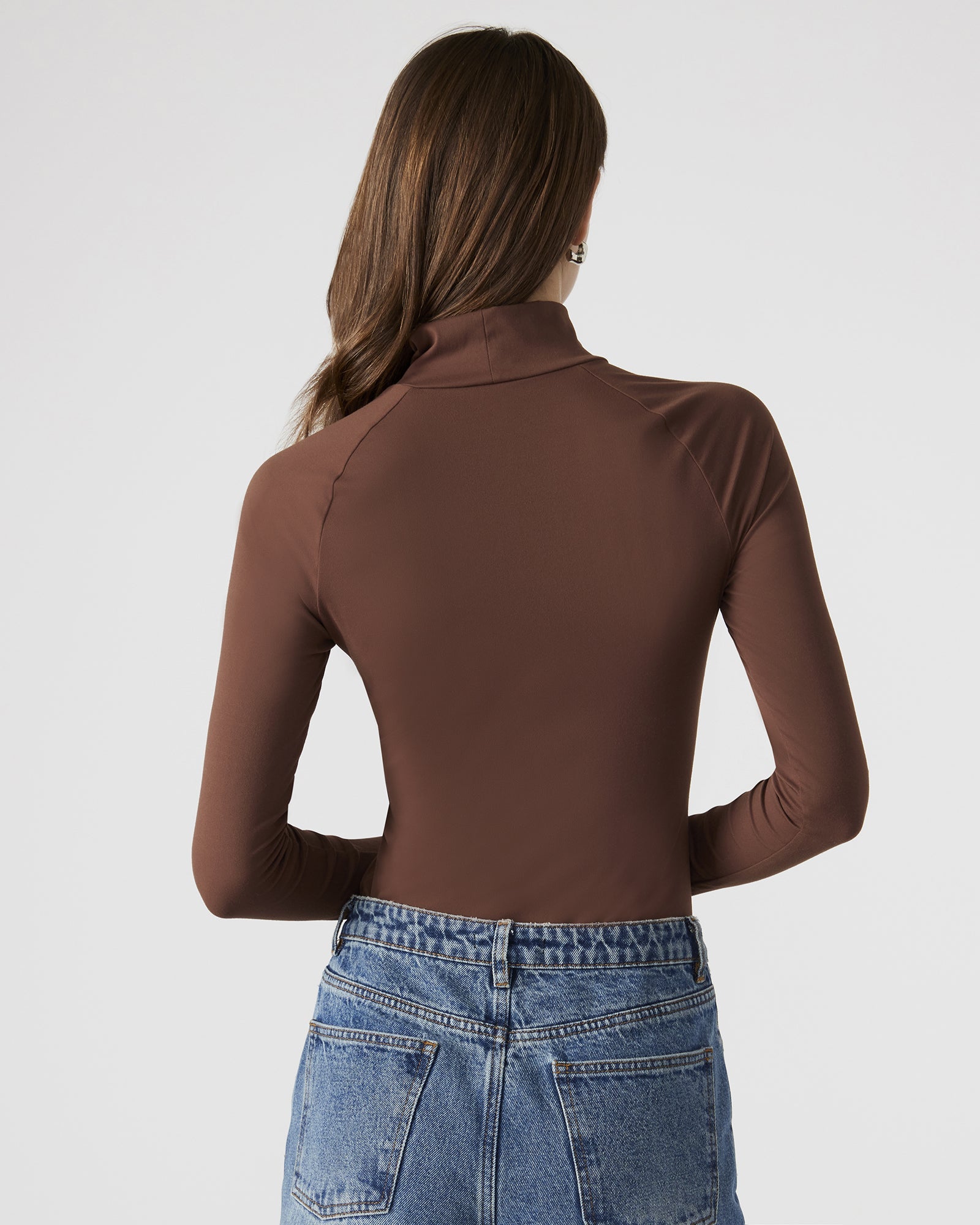 NELLE BODYSUIT BROWN - Clothing - Steve Madden Canada