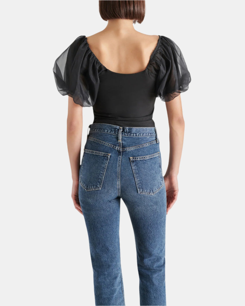 PAMELIA TOP BLACK - Clothing - Steve Madden Canada