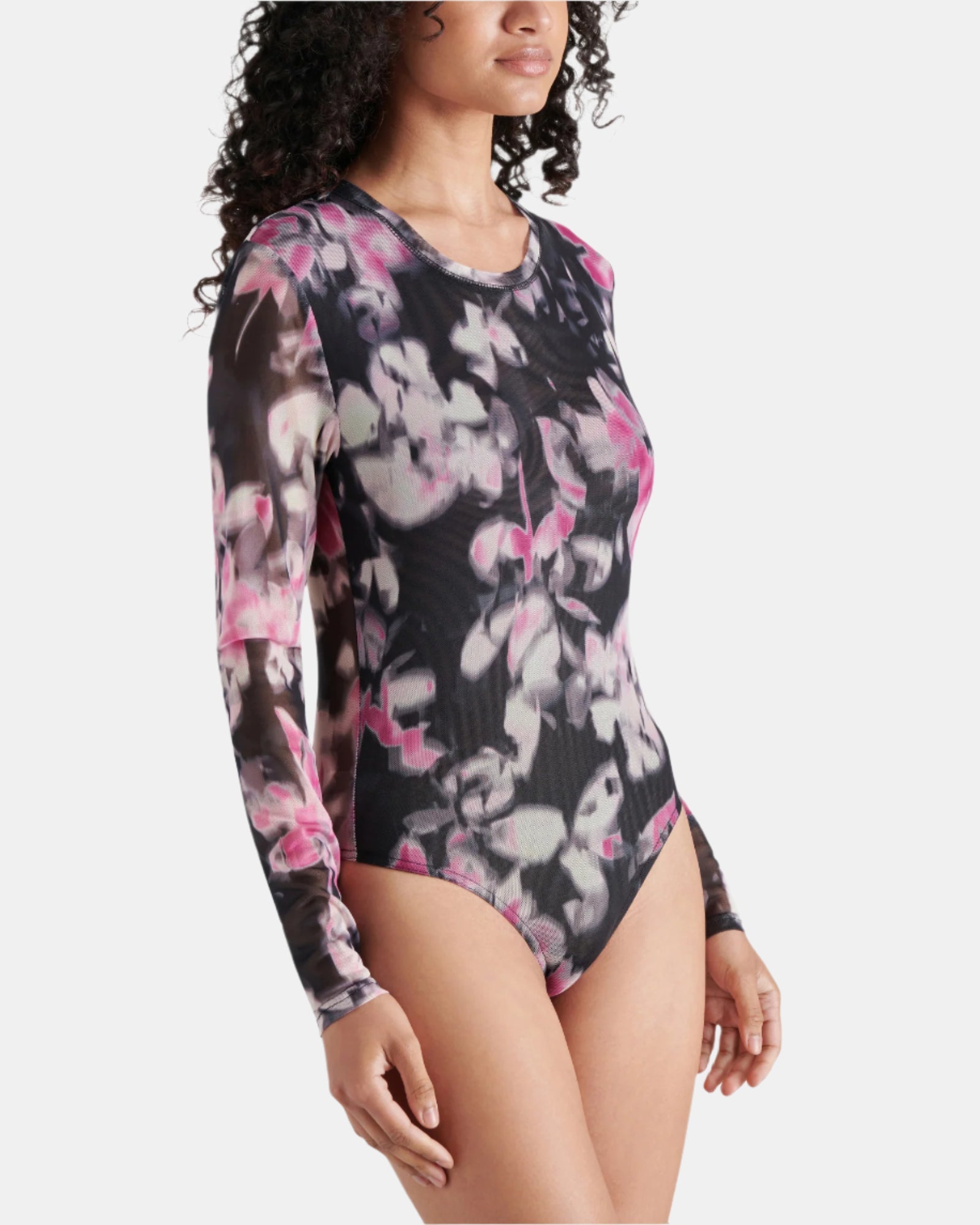 AZURE BODYSUIT BLACK MULTI - Clothing - Steve Madden Canada