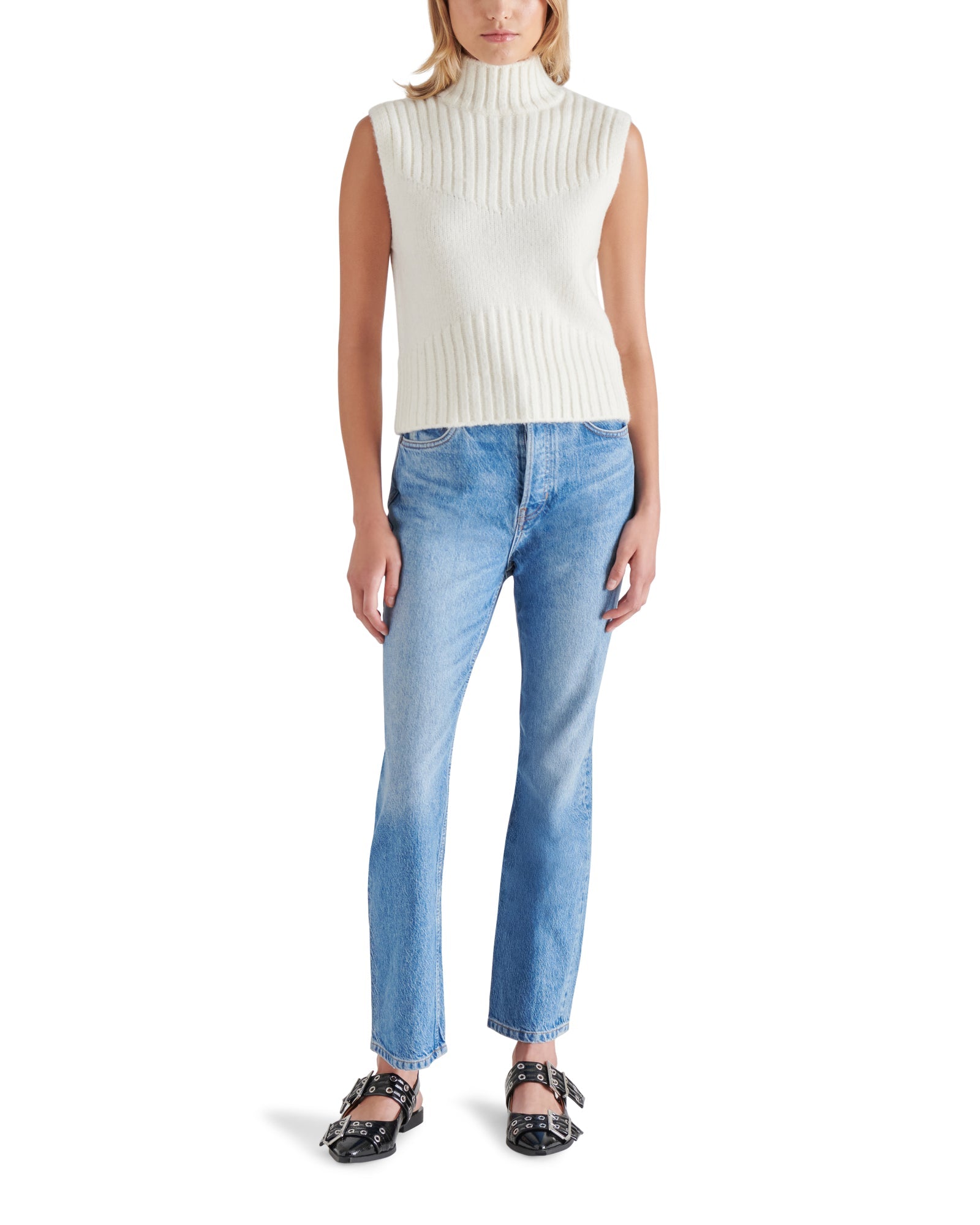 SERIN SWEATER NATURAL - Clothing - Steve Madden Canada