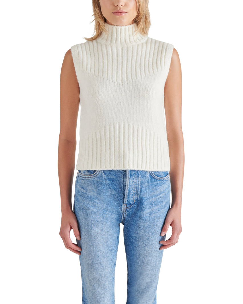 SERIN SWEATER NATURAL - Clothing - Steve Madden Canada