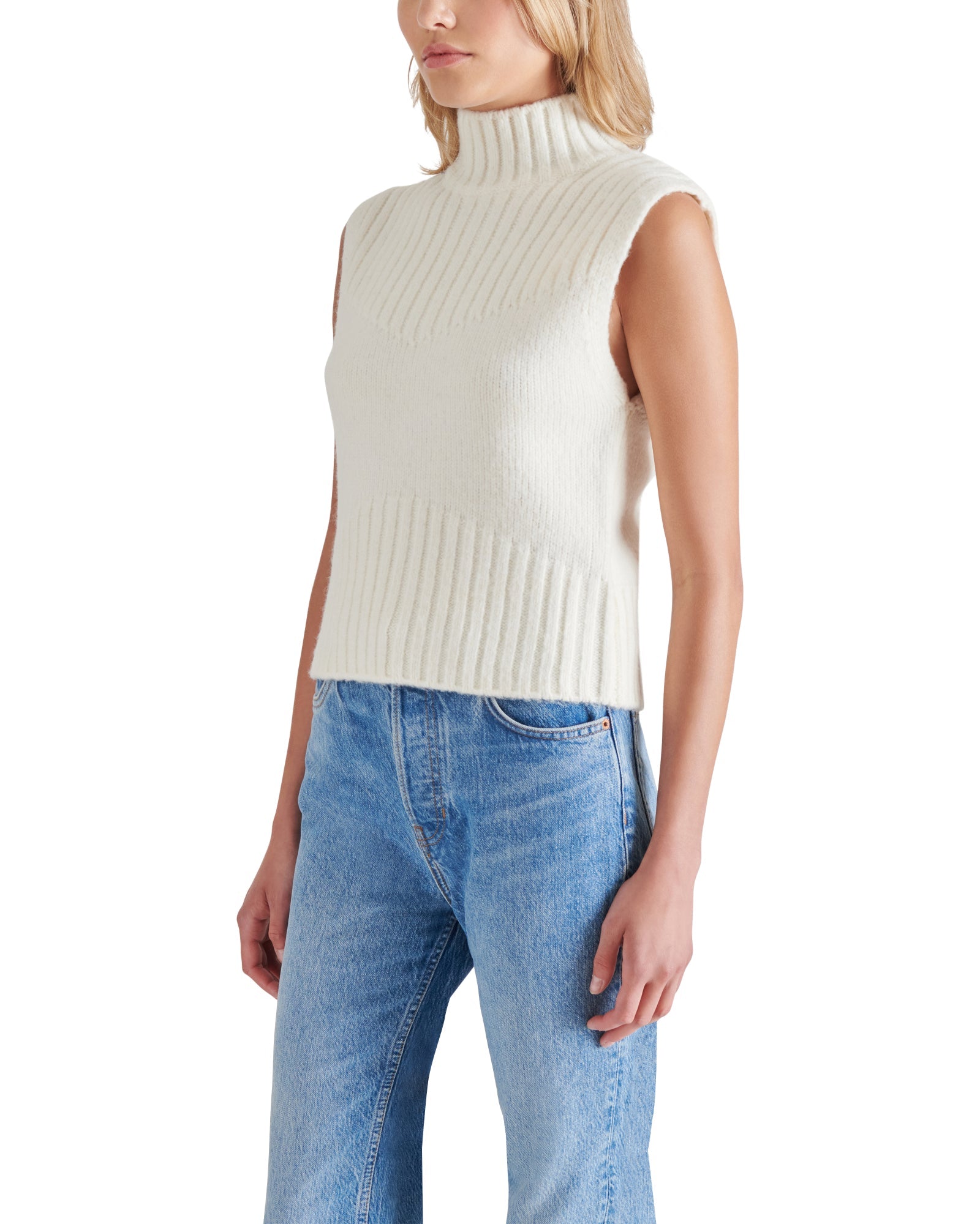 SERIN SWEATER NATURAL - Clothing - Steve Madden Canada