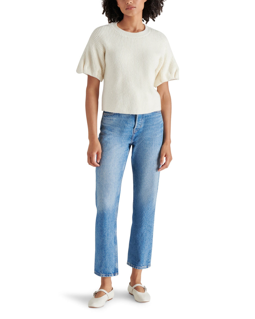 JADEY SWEATER NATURAL - Clothing - Steve Madden Canada