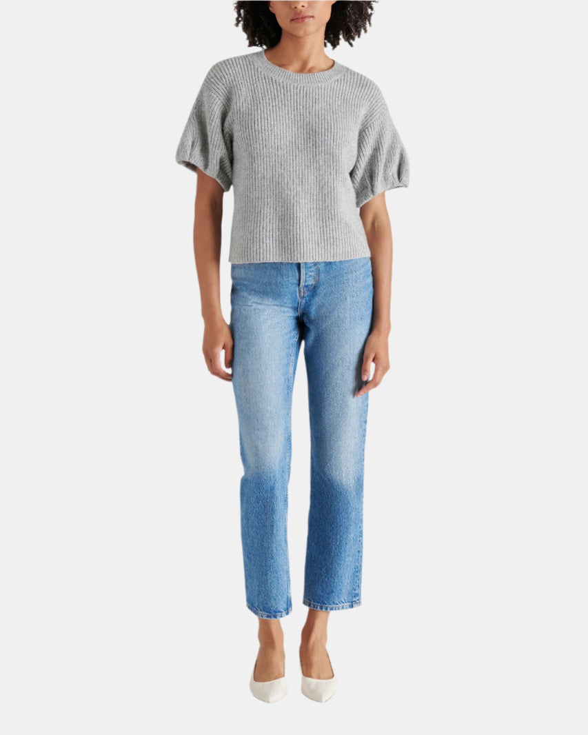 JADEY SWEATER GREY - Clothing - Steve Madden Canada