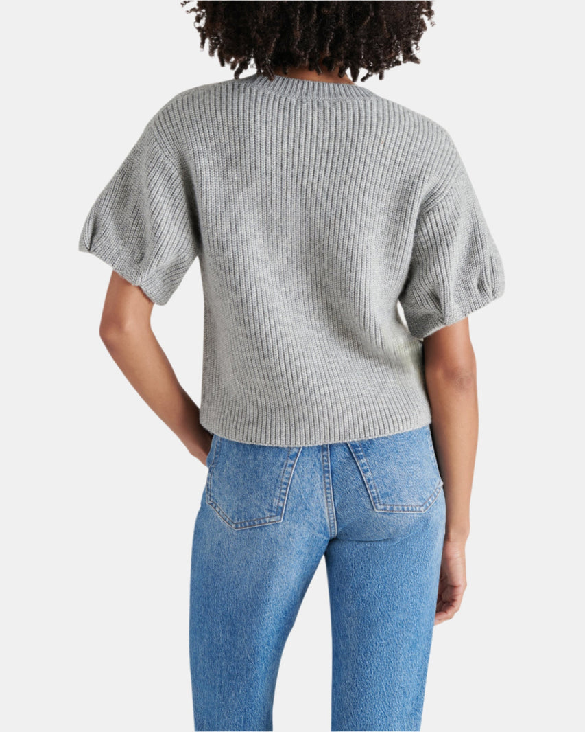 JADEY SWEATER GREY - Clothing - Steve Madden Canada