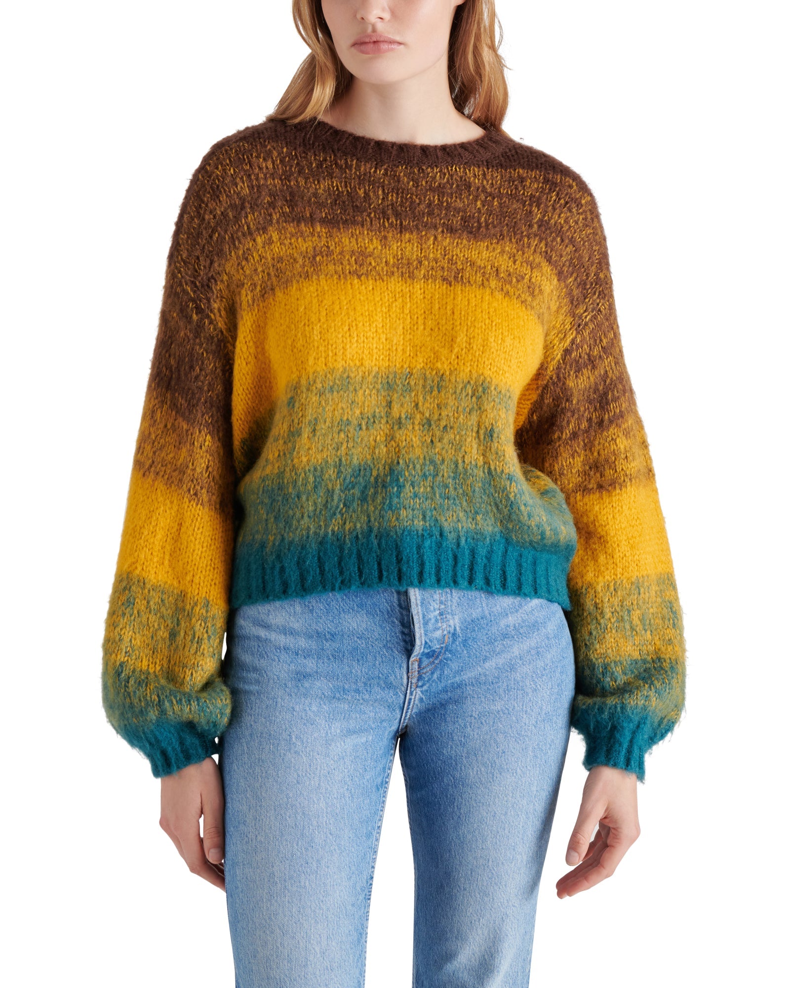LUCIE SWEATER COCOA - Clothing - Steve Madden Canada