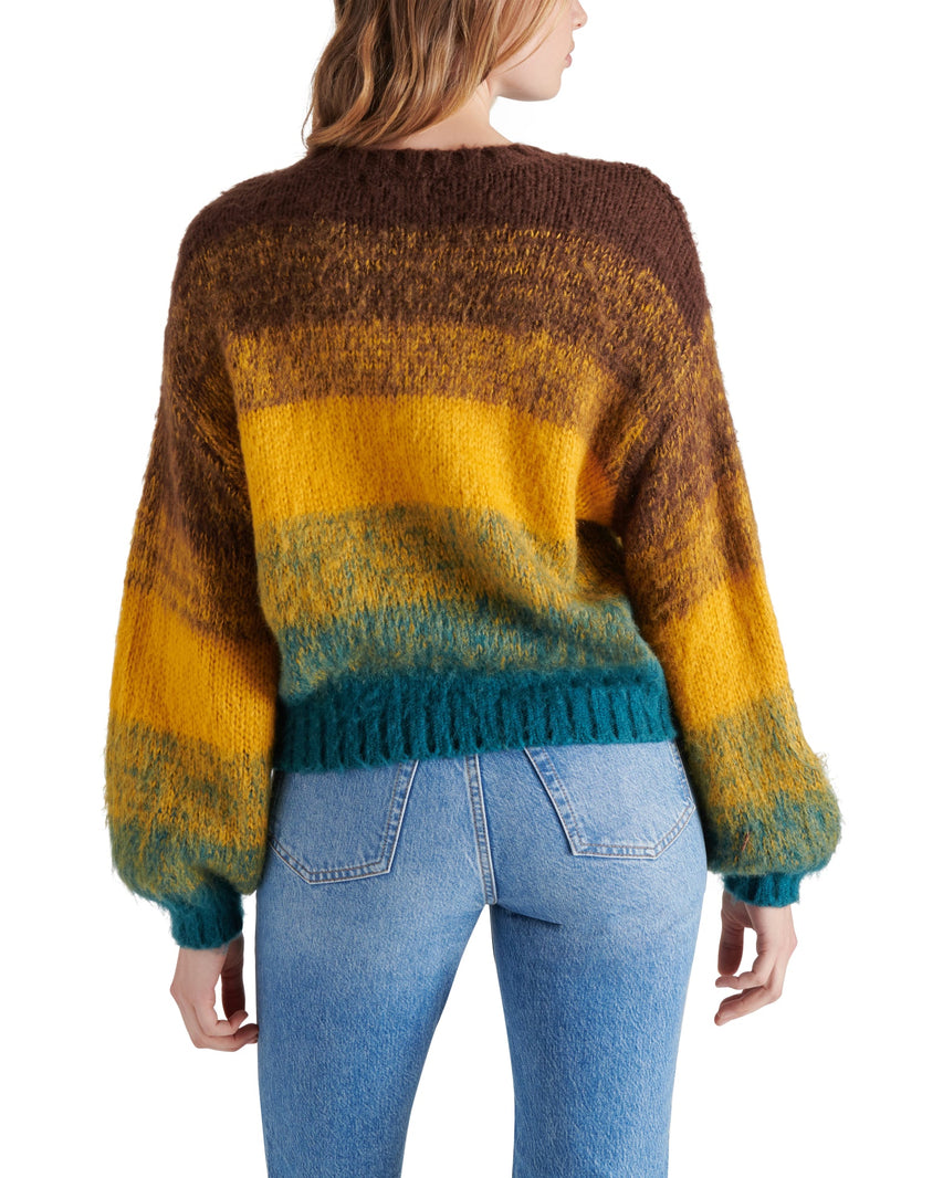 LUCIE SWEATER COCOA - Clothing - Steve Madden Canada