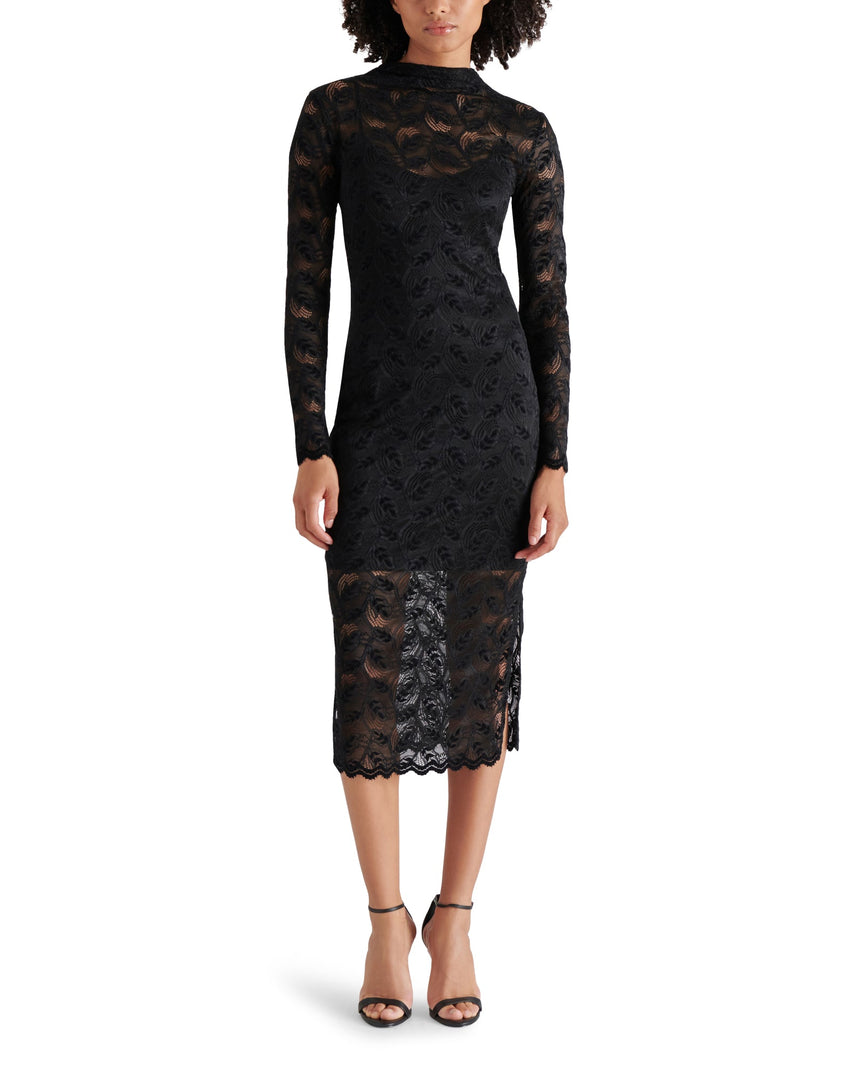 COVEN DRESS BLACK - Clothing - Steve Madden Canada