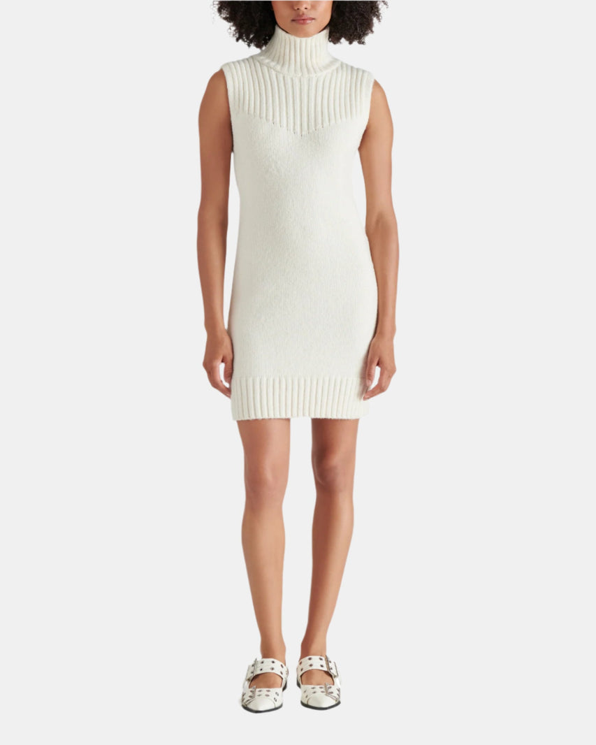 KARISSA SWEATER DRESS NATURAL - Clothing - Steve Madden Canada