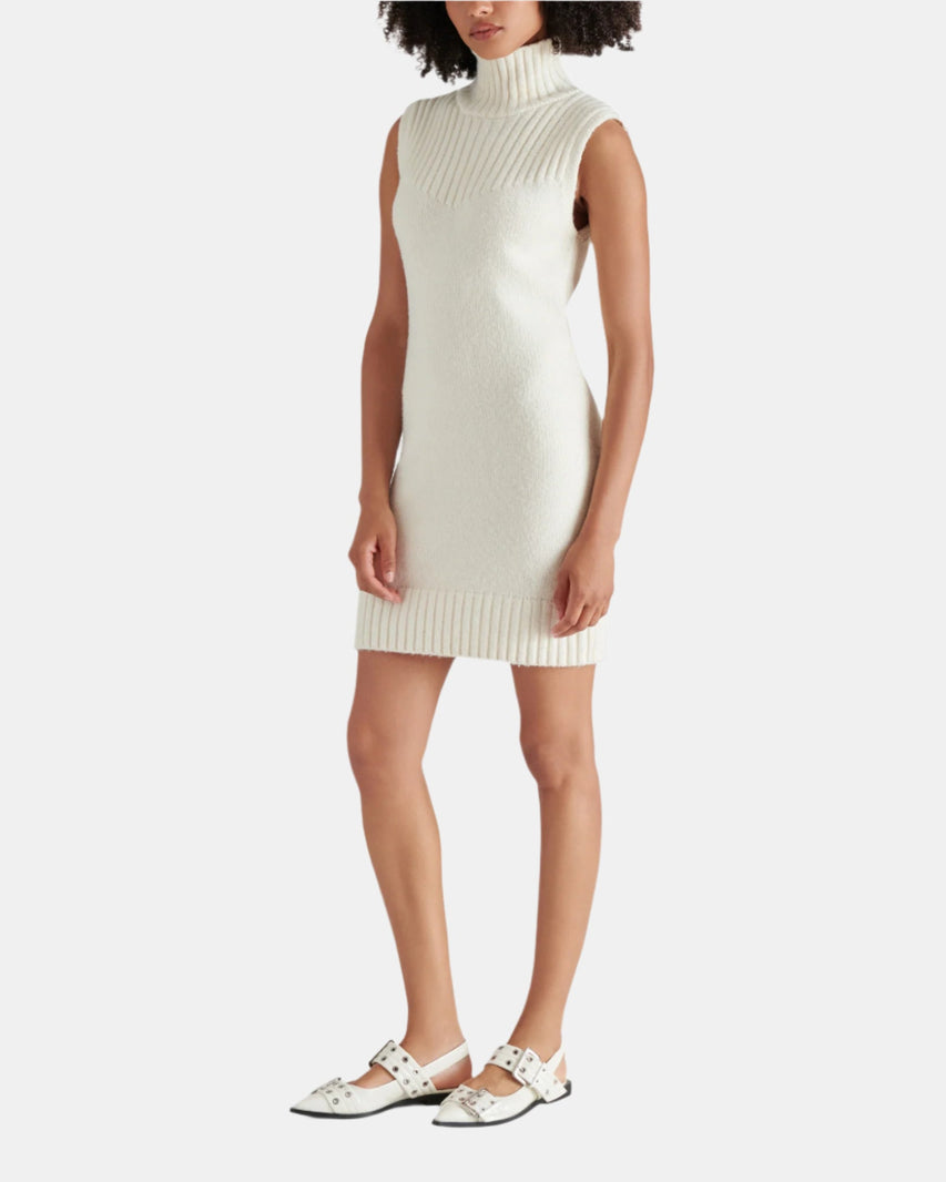 KARISSA SWEATER DRESS NATURAL - Clothing - Steve Madden Canada