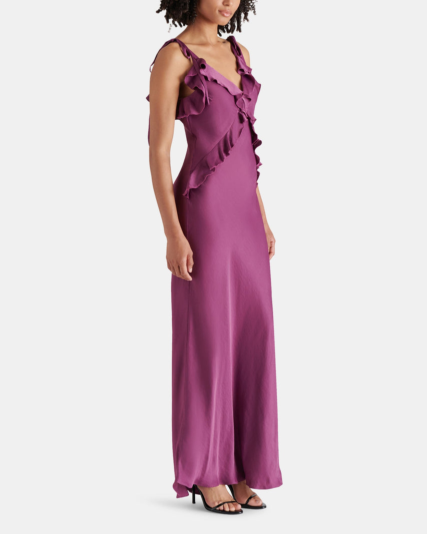 ADALINA DRESS PURPLE - Clothing - Steve Madden Canada