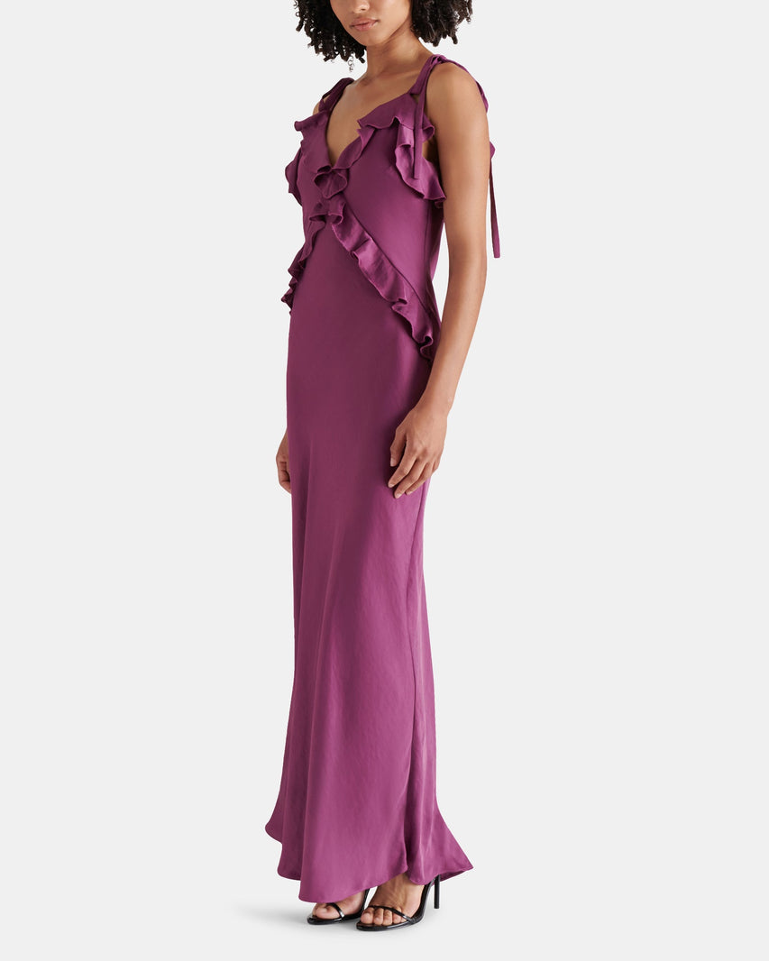 ADALINA DRESS PURPLE - Clothing - Steve Madden Canada