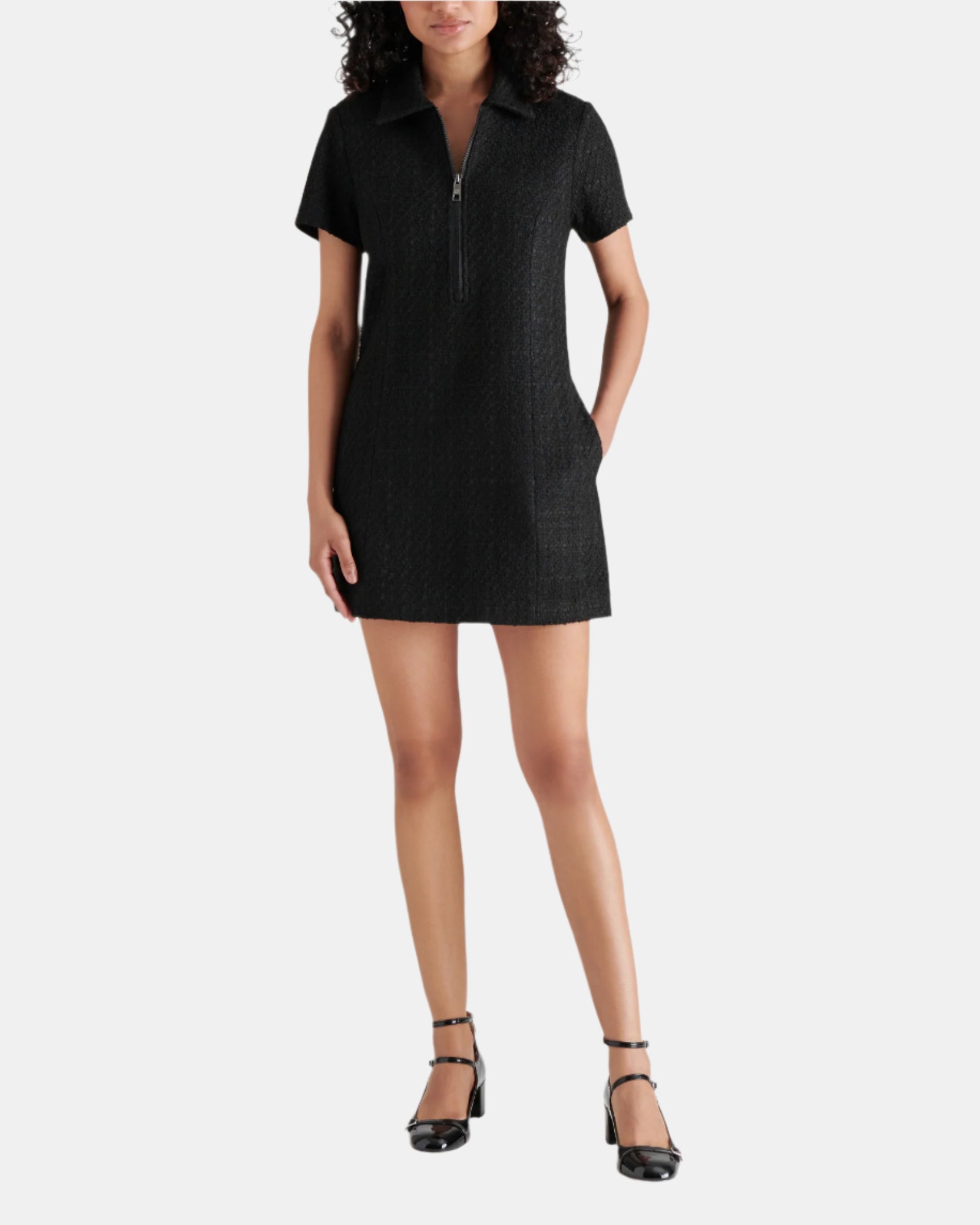 CODA DRESS BLACK - Clothing - Steve Madden Canada