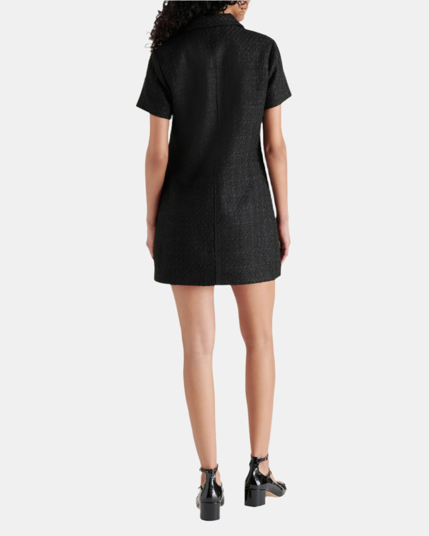 CODA DRESS BLACK - Clothing - Steve Madden Canada