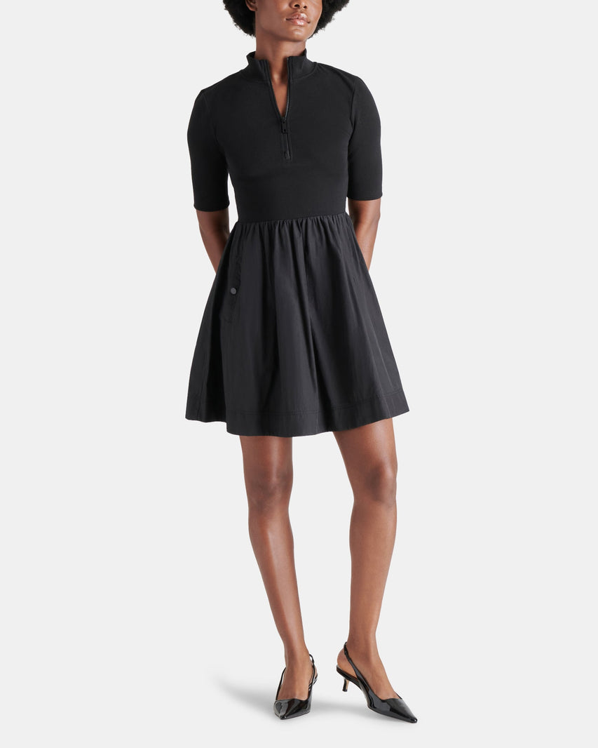 BERLINA DRESS BLACK - Clothing - Steve Madden Canada
