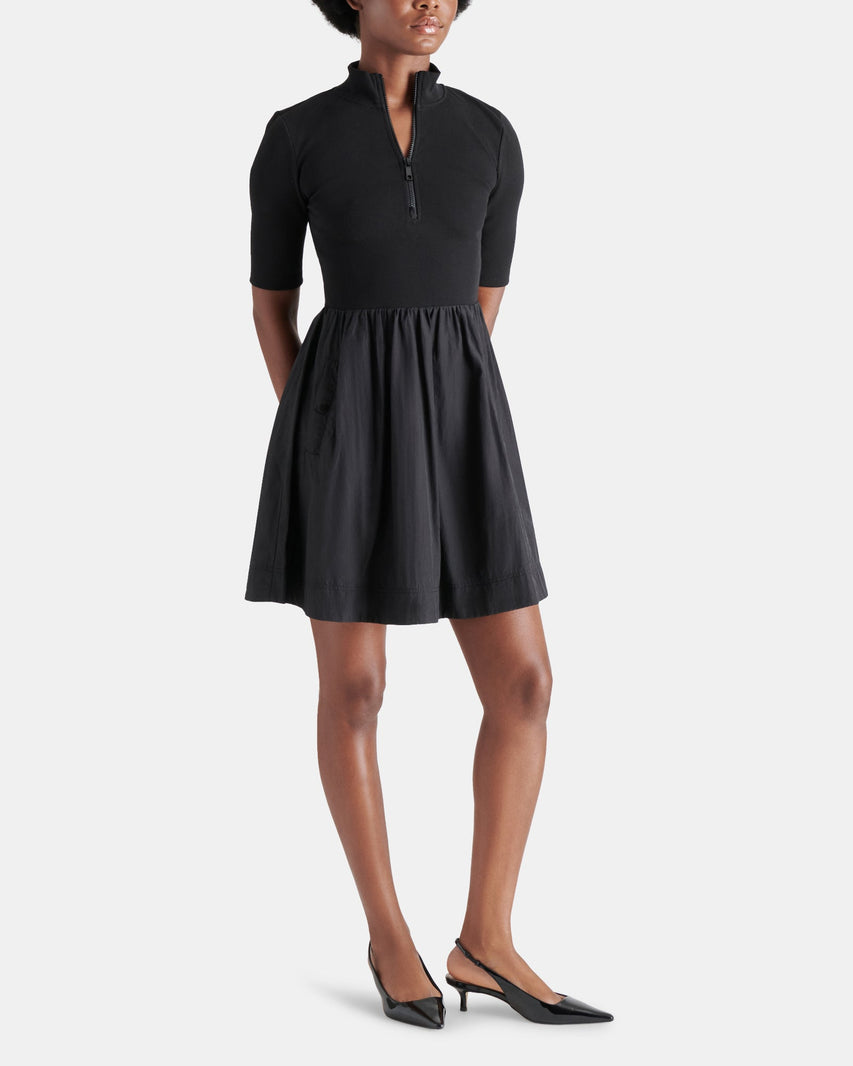 BERLINA DRESS BLACK - Clothing - Steve Madden Canada